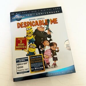 Universal Despicable Me Minions Blu-ray DVD Digital Copy